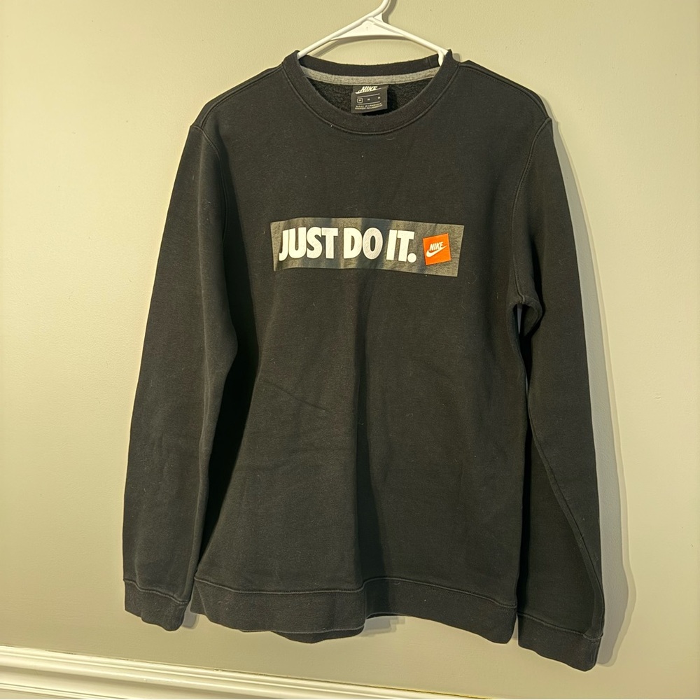 Nike Men's Black Just‎ Do It Sweatshirt (A2-22)
